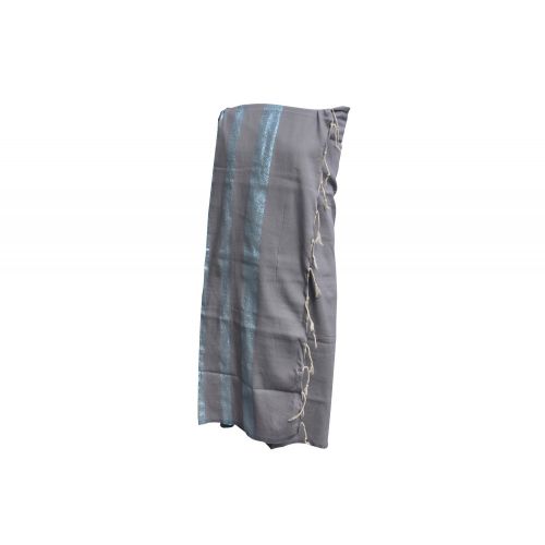BIJOUX - V Fouta Drap Plage et Hammam Coton Rayé Lurex Bleu - LES POULETTES - Modalova