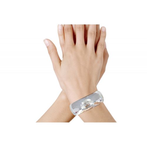 Bracelet Bombé Martelé - LES POULETTES BIJOUX - Modalova