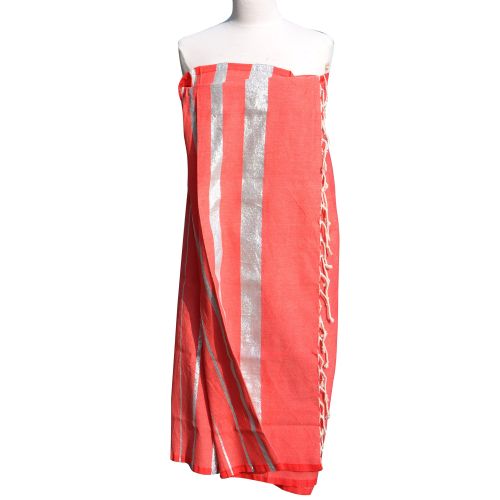 BIJOUX - Fouta Drap Plage et Hammam Coton Rayé Lurex - LES POULETTES - Modalova