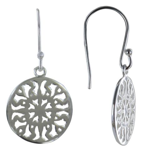 Boucles d'Oreilles Cercle d' Soleil Arabesque - LES POULETTES BIJOUX - Modalova