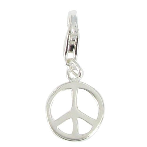 V Charms 925 - Médaille Paix - Peace and Love - LES POULETTES BIJOUX - Modalova