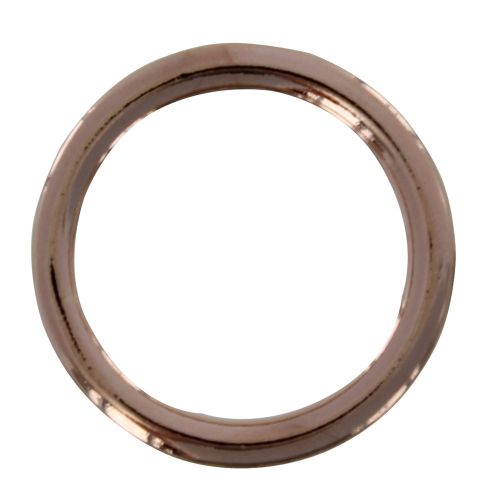 Bague Plaqué Or Anneau Rond - taille 60 - LES POULETTES BIJOUX - Modalova