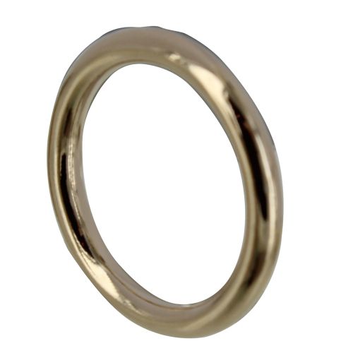 Bague Plaqué Or Anneau Rond - LES POULETTES BIJOUX - Modalova