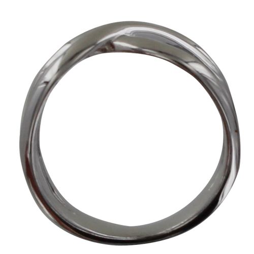 Bague 925 Rhodié Croisée - taille 54 - LES POULETTES BIJOUX - Modalova