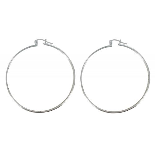 V Boucles d'Oreilles Créoles Martelées - LES POULETTES BIJOUX - Modalova