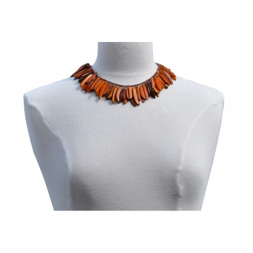 Collier Flamme en Tagua - Classics - LES POULETTES BIJOUX - Modalova