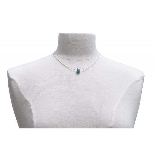 Pendentif Argent ou Perle pour Bracelet Quadrillée de Larimar - LES POULETTES BIJOUX - Modalova