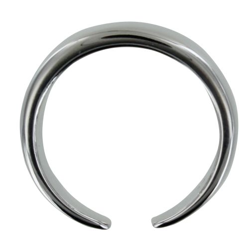 Bague 925 Rhodié Anneau Large - taille 60 - LES POULETTES BIJOUX - Modalova