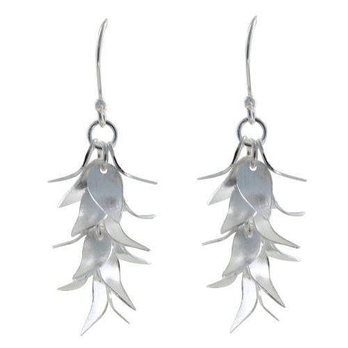 Boucles d'Oreilles 925 Grappe de Gouttes Incurvées - LES POULETTES BIJOUX - Modalova