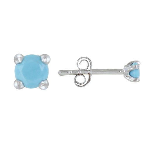 Boucles d'Oreilles Argent Rhodié Clous Perle - LES POULETTES BIJOUX - Modalova
