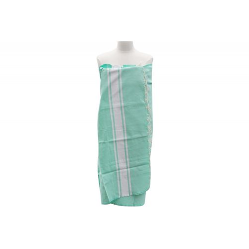 BIJOUX - Fouta Drap Plage et Hammam Coton Couleur Clair - LES POULETTES - Modalova