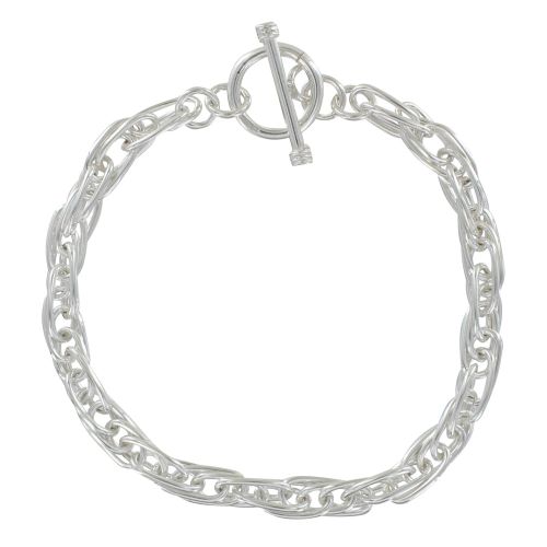 Bracelet Gourmette Maillons Entrelacés - LES POULETTES BIJOUX - Modalova