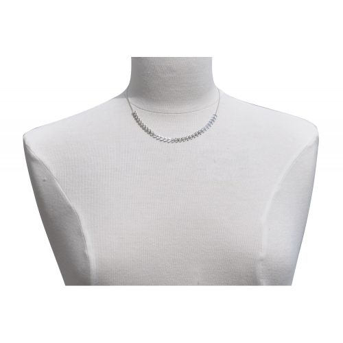 Collier 925 Rhodié Laurier - LES POULETTES BIJOUX - Modalova