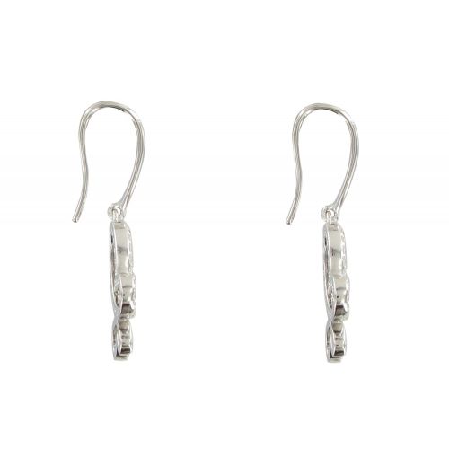 V Boucles d'Oreilles Papillon et son Aile de Strass - LES POULETTES BIJOUX - Modalova