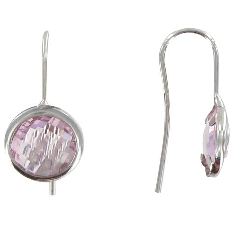 V Boucles d'Oreilles Argent et Cercle - LES POULETTES BIJOUX - Modalova