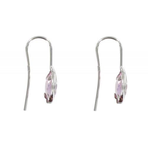 V Boucles d'Oreilles Argent et Cercle - LES POULETTES BIJOUX - Modalova