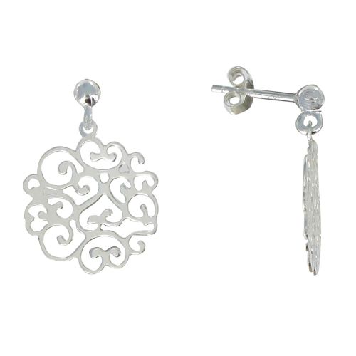 Boucles d'Oreilles Rosace Fleurie - LES POULETTES BIJOUX - Modalova