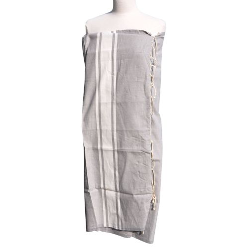 BIJOUX - Fouta Drap Plage et Hammam Coton Couleur Très Clair - LES POULETTES - Modalova