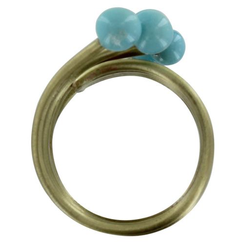 Bague Laiton Perles de Verre - Classics - LES POULETTES BIJOUX - Modalova