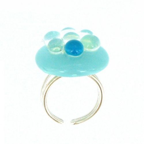 Petite Bague de Verre Bulles - Classics - LES POULETTES BIJOUX - Modalova