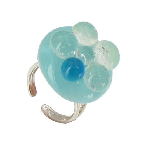 Petite Bague de Verre Bulles - Classics - LES POULETTES BIJOUX - Modalova