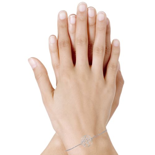 Bracelet 925 Rhodié Arbre de Vie - LES POULETTES BIJOUX - Modalova