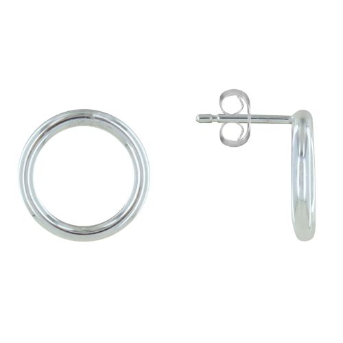 Boucles d'Oreilles Anneau Simple ou Double - LES POULETTES BIJOUX - Modalova