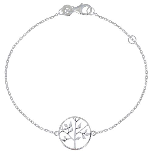 Bracelet 925 Rhodié Arbre de Vie - LES POULETTES BIJOUX - Modalova