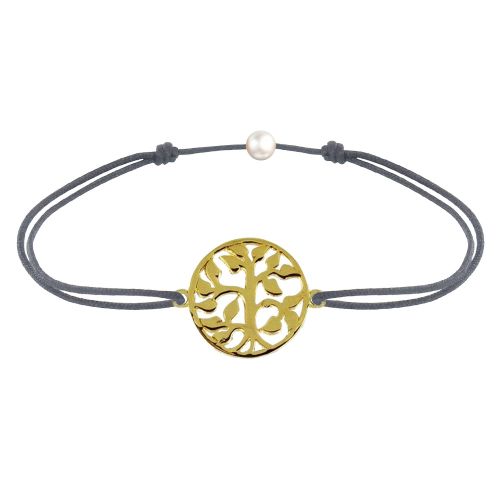 Bracelet Lien Arbre de Vie Plaqué Or - LES POULETTES BIJOUX - Modalova