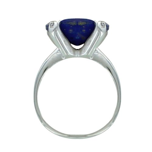 Bague Argent Joyau de Lapis Lazuli Facetté et Strass - taille - LES POULETTES BIJOUX - Modalova