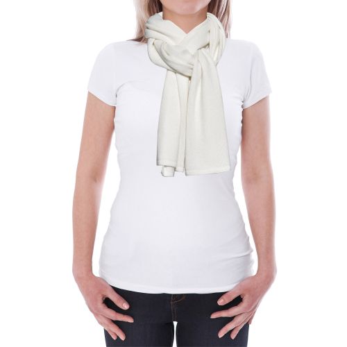 BIJOUX - Echarpe 100% Cachemire Récré Uni 2 Fils 30cm x 170cm - LES POULETTES - Modalova