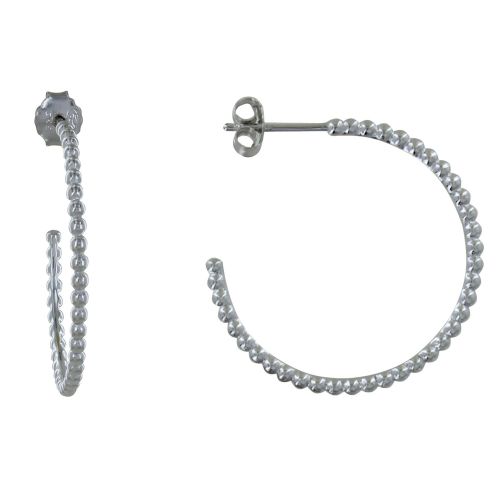 Boucles d'Oreilles 925 Créoles de Billes - LES POULETTES BIJOUX - Modalova