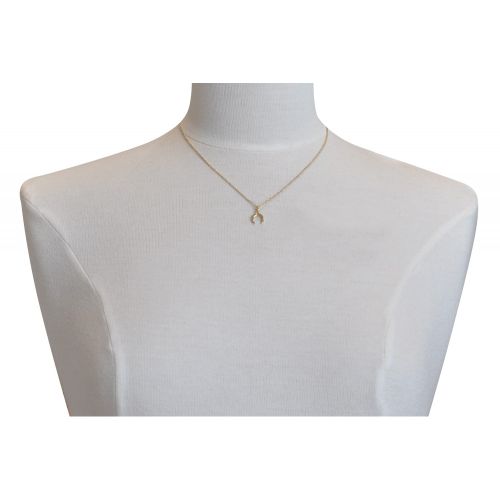 Collier Plaqué Petit Croissant de Lune - LES POULETTES BIJOUX - Modalova