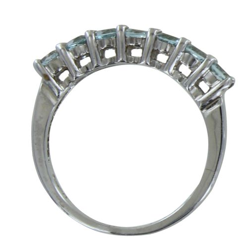 Bague Argent 925 Rhodié Alliance Topaze - taille 56 - LES POULETTES BIJOUX - Modalova