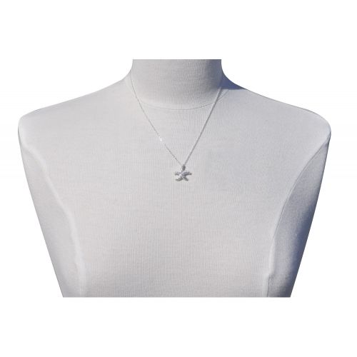 Collier 925 Etoile de Mer et Billes - taille 40 cm - LES POULETTES BIJOUX - Modalova