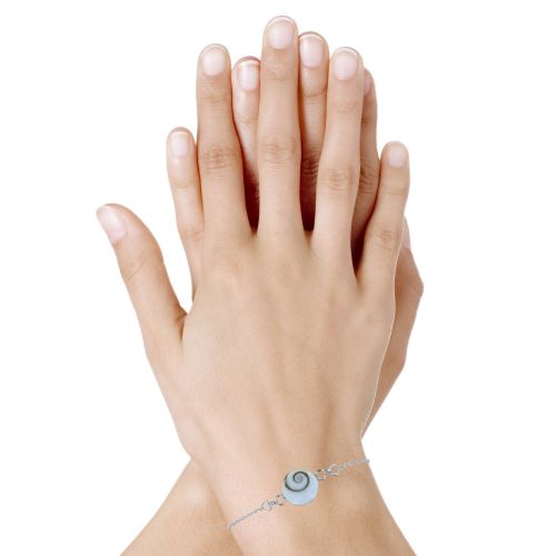 Bracelet Oeil de Sainte Lucie Rond- Grand Modèle - LES POULETTES BIJOUX - Modalova