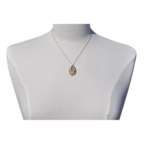 Pendentif Plaqué Feuille de Palmier - LES POULETTES BIJOUX - Modalova