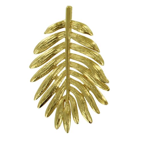 Pendentif Plaqué Feuille de Palmier - LES POULETTES BIJOUX - Modalova