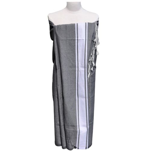 BIJOUX - Fouta Drap Plage et Hammam Coton Couleur - LES POULETTES - Modalova