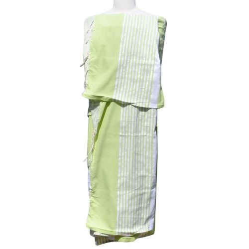 BIJOUX - Grand Fouta Drap Plage et Hammam Coton Couleur Rayé Lure - LES POULETTES - Modalova