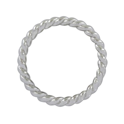 Bague 925 Anneau Torsadée - taille 52 - LES POULETTES BIJOUX - Modalova