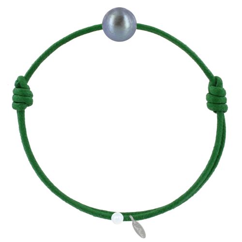 Bracelet La Perle de Culture Noire des Poulettes - Classics - LES POULETTES BIJOUX - Modalova