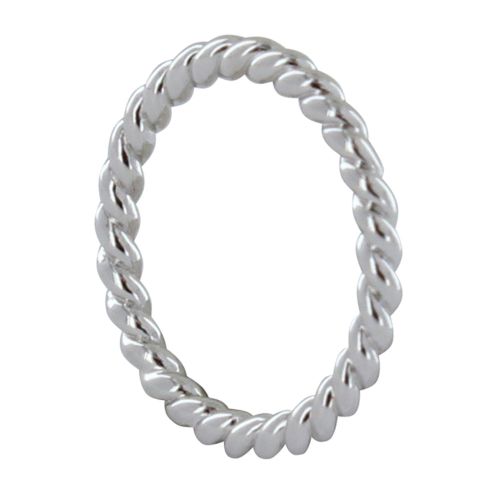 Bague 925 Anneau Torsadée - taille 60 - LES POULETTES BIJOUX - Modalova
