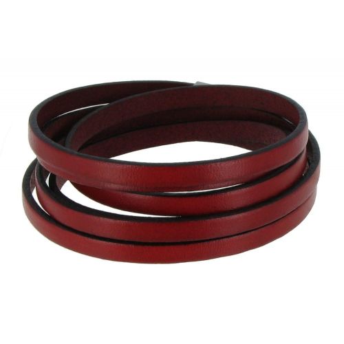 Bracelet Cuir et Fermoir Acier Inoxydable - Classics - LES POULETTES BIJOUX - Modalova