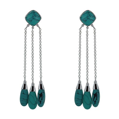Boucles d'Oreilles Argent Pluie de - LES POULETTES BIJOUX - Modalova