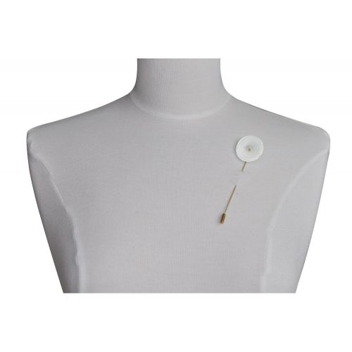 Broche Laiton et Coquelicot en Pâte de Verre - LES POULETTES BIJOUX - Modalova