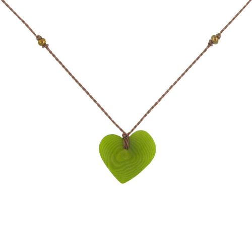 Collier Petit Coeur en Tagua - Classics - LES POULETTES BIJOUX - Modalova