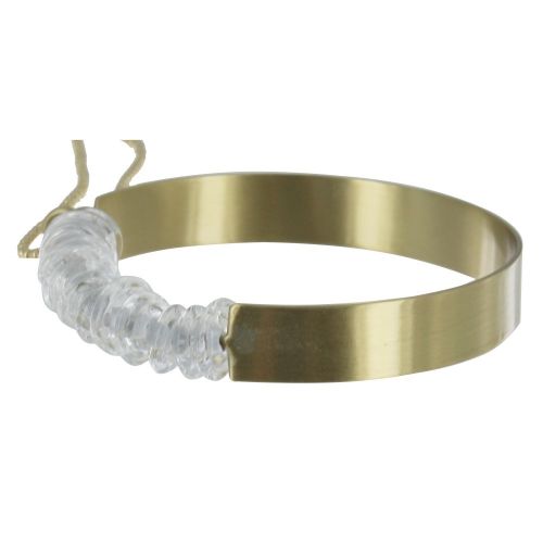 Collier Laiton Anneau et Petits Disques de Verre - Classics - LES POULETTES BIJOUX - Modalova