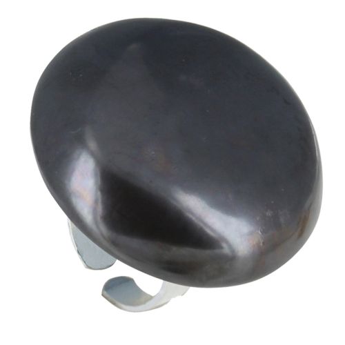 Bague Métal Argenté Gros Champignon Céramique - LES POULETTES BIJOUX - Modalova