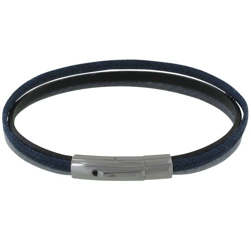Bracelet Mix Lin Coton Cuir - LES POULETTES BIJOUX - Modalova